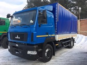 Новый грузовой автомобиль МАЗ-4371N2-521-000 (Е-5) Зубренок тент 4 т
